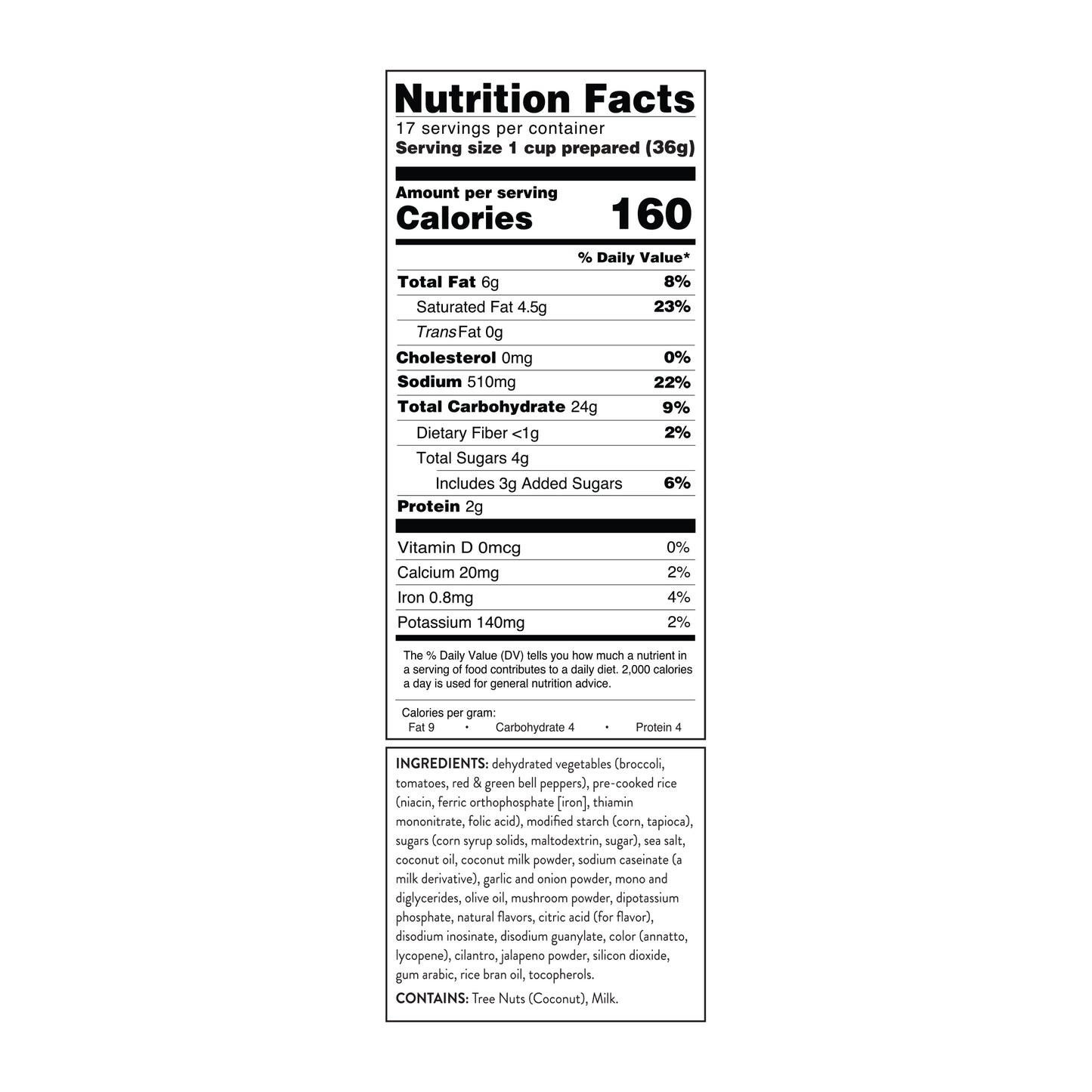 4/1 GAL SK (1 GAL) Red Thai Curry with Rice Soup Mix