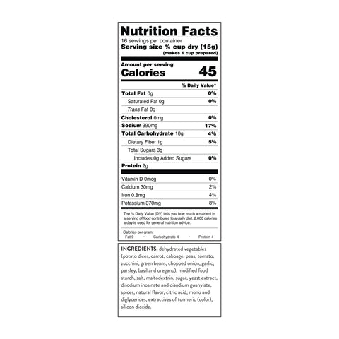 4/1 GAL SK (1 GAL) Garden Vegetable Soup