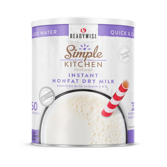 Instant Nonfat Dry Milk 3 Ct Case - 50 Serving Cans