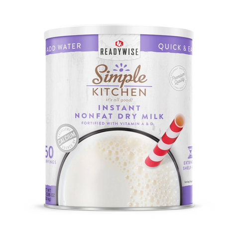 Instant Nonfat Dry Milk 3 Ct Case - 50 Serving Cans