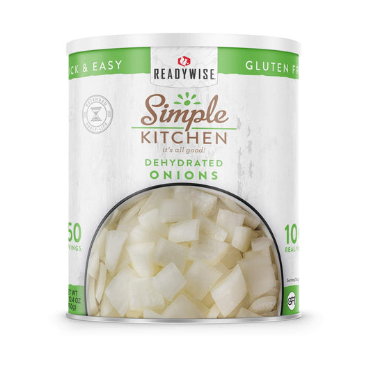 Dehydrated Chopped Onions 3 Ct Case - 250 Serving Cans