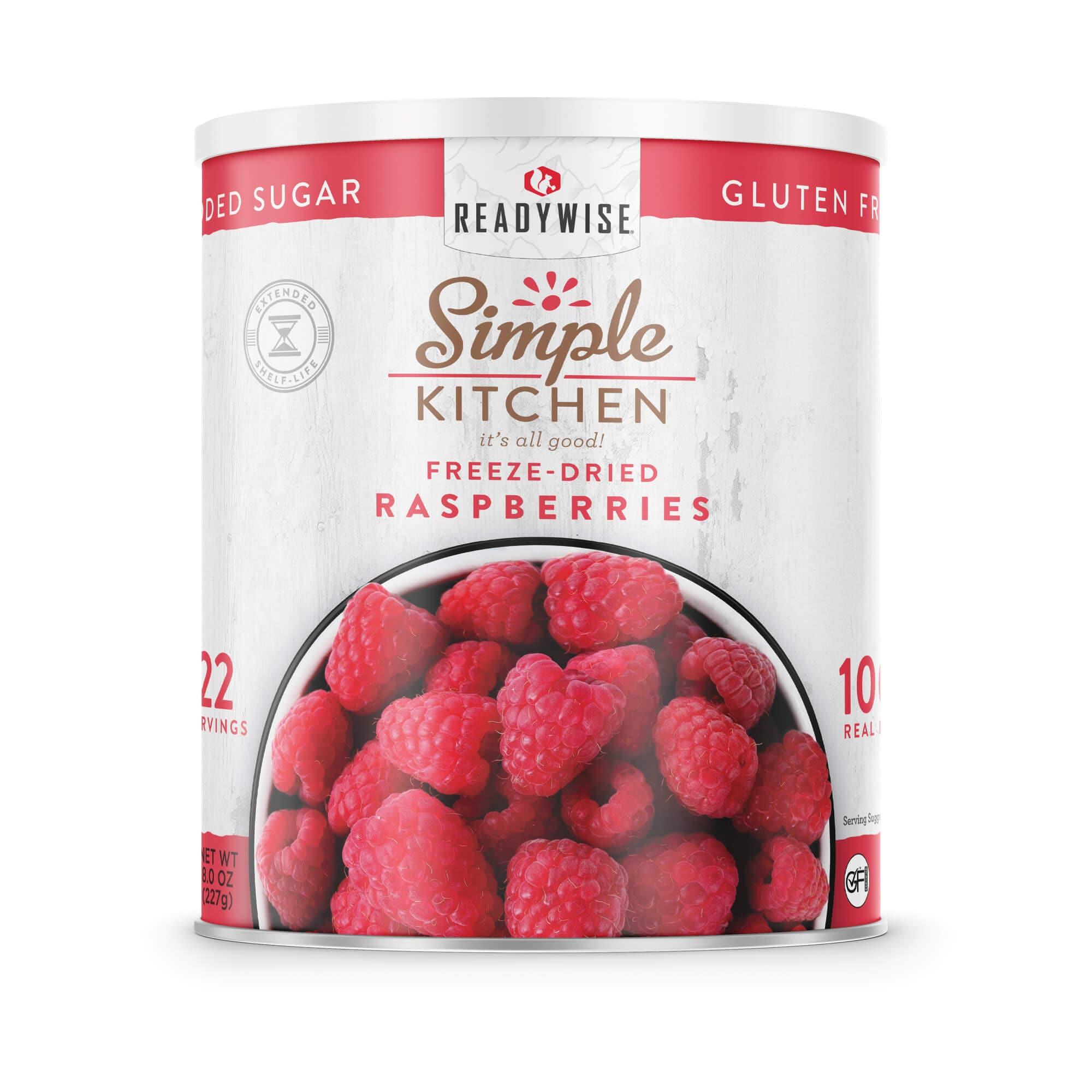 FD Raspberries 3 Ct Case - 22 Serving Cans – ReadyWise Food Services