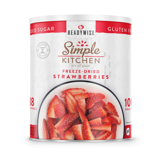 FD Sliced Strawberries 3 CT Case - 18 Serving Cans