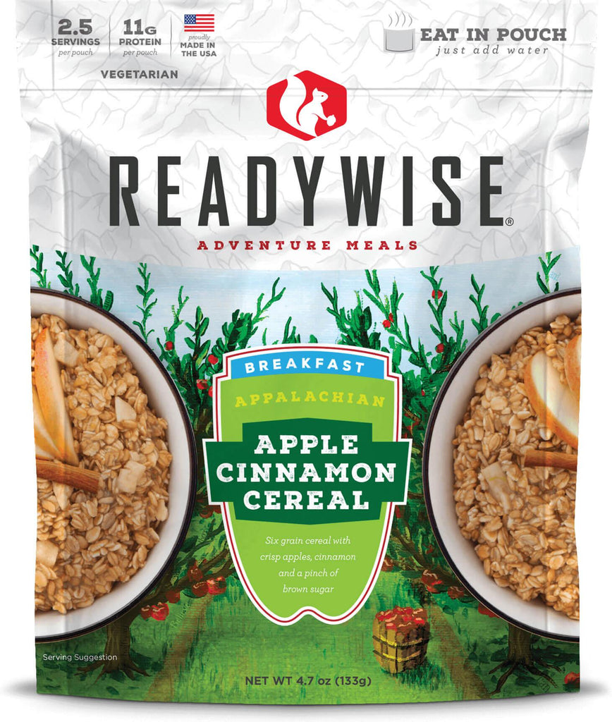 Readywise 50 case pack Appalachian Apple Cinnamon Cereal