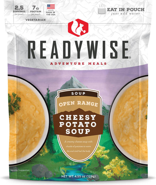 Readywise 50 case pack Open Range Cheesy Potato Soup